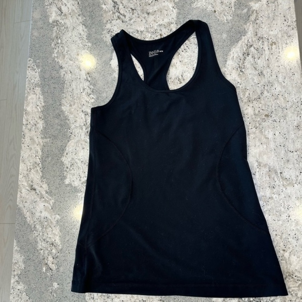 Zella Black Tank Top Size Medium